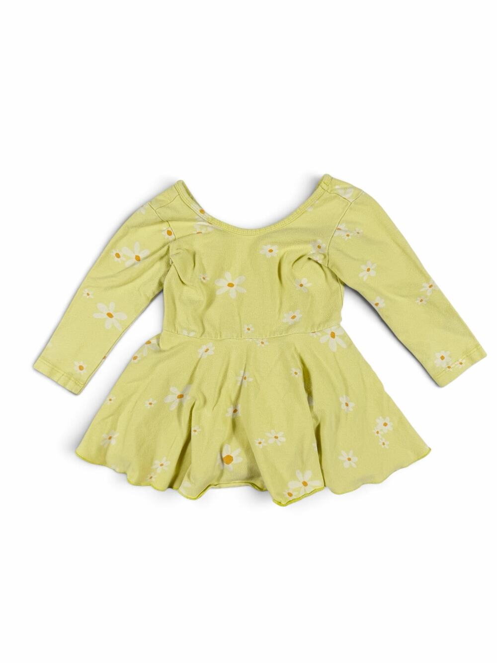 Alice + Ames Daisy Skirted Leotard Twirl Dress Yellow Size 5